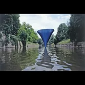 skulptura na reki Ljubljanici, fotografija 3 od 4